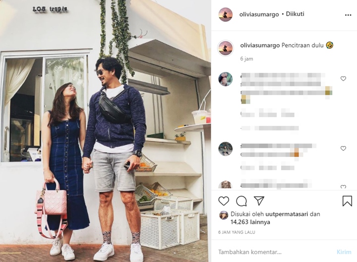 Olivia Allan \'Pencitraan\' Mesra Bareng Denny Sumargo, Dicurigai Foto Lawas Karena ini