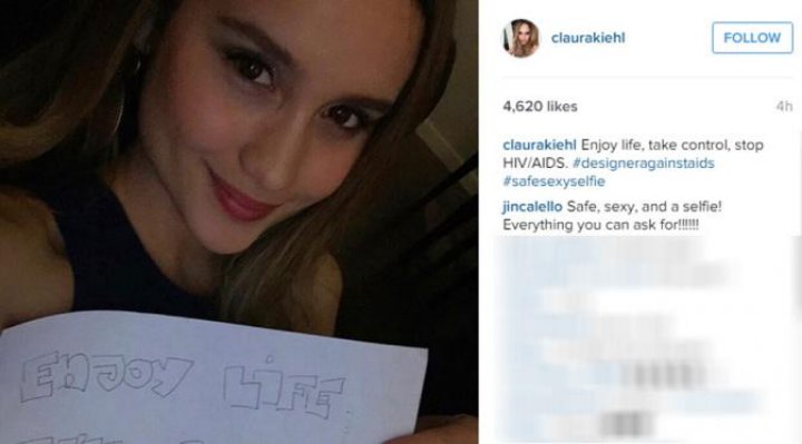 Cinta Laura Gaungkan Anti Kekerasan Seksual di Hari AIDS Sedunia