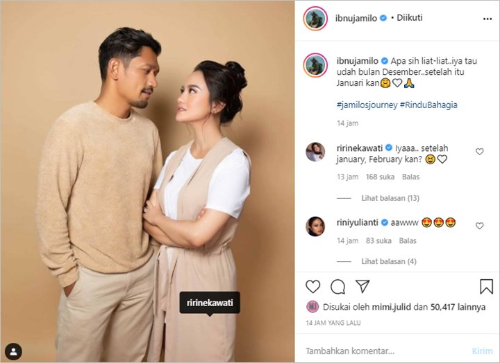Ririn Ekawati dan Ibnu Jamil