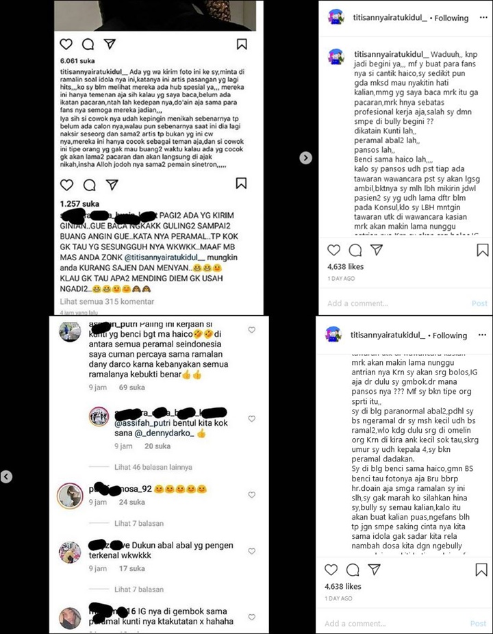 Peramal Nyai Kidul vs Fans Haico