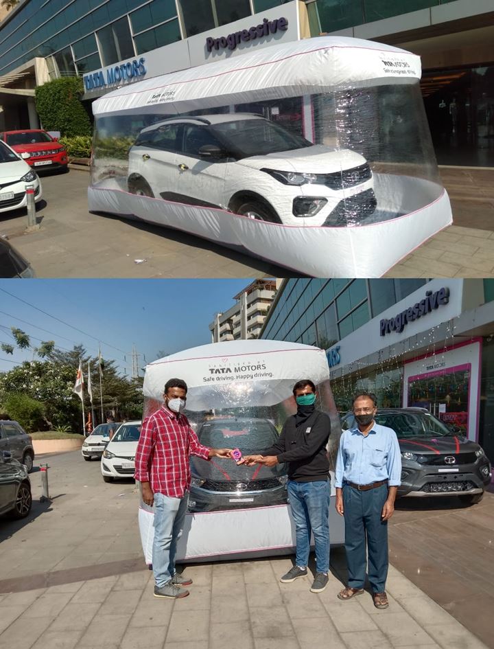 Dibungkus Plastik, Cara Baru India Jual Mobil Dengan Aman di Tengah Pandemi Corona