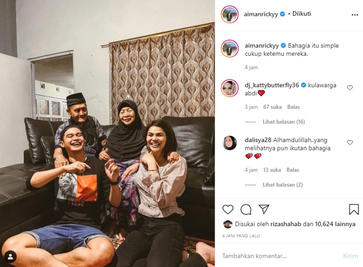 Katty Butterfly Berkunjung ke Rumah Kakek-Nenek Aiman Ricky, Dapat Restu?