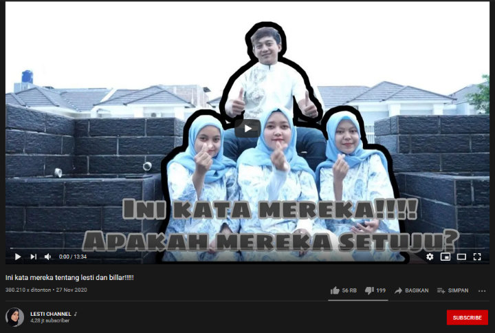 Sepupu Lesti Andryani