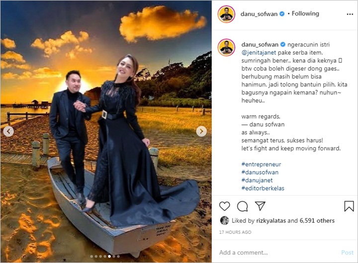 Danu Sofwan dan Jenita Janet