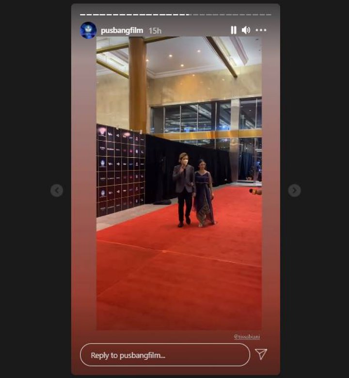 FFI 2020: Jadi Duta Film, Tissa Biani Hadiri Red Carpet Bareng Dul Jaelani