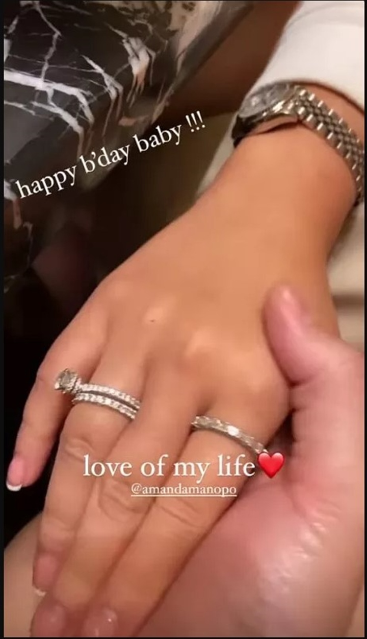 Ulang Tahun, Begini Reaksi Haru Amanda Manopo Saat Dapat Cincin Dari Billy Syahputra