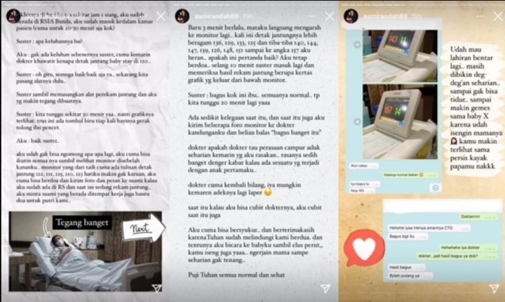 Curhat Asmirandah Yang Dibuat Khawatir Dengan Detak Jantung Janinnya