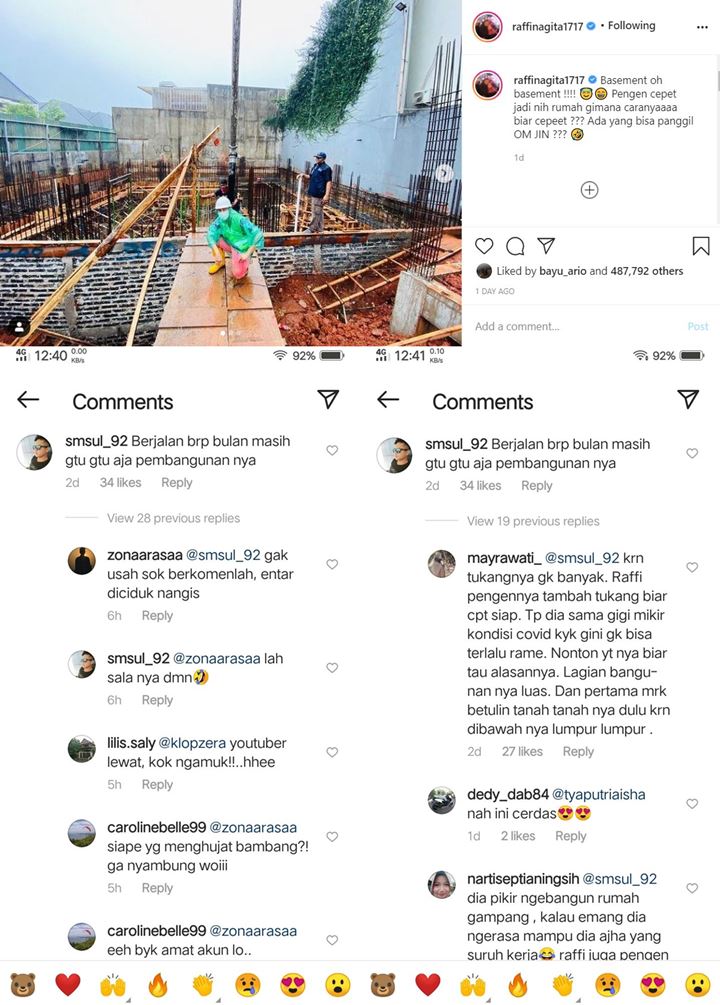 Pembangunan Rumah Tak Kunjung Selesai, Raffi Ahmad Kena Nyinyir Netizen
