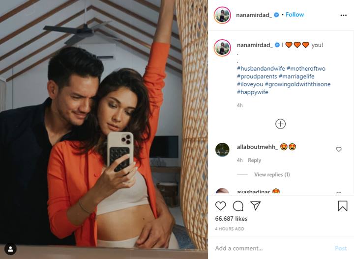 Nana Mirdad dan Andrew White Pose Kelewat Mesra di Foto Ini, Didoakan \'Isi\' Lagi
