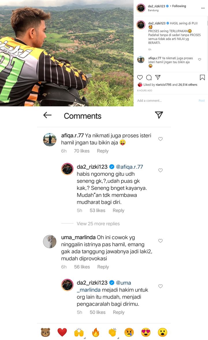 Bicara Soal Proses Hidup, Rizki DA Ngamuk Disindir Jadi Suami Tak Bertanggungjawab