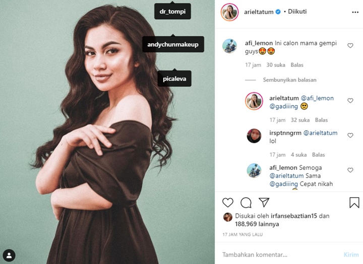Ariel Tatum Bicarakan Resolusi 2021, Begini Responsnya Disebut \'Calon Mama Gempi\'