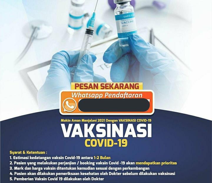 BPOM Bakal Tindak Tegas Pre Order Vaksin COVID-19 Tak Berizin