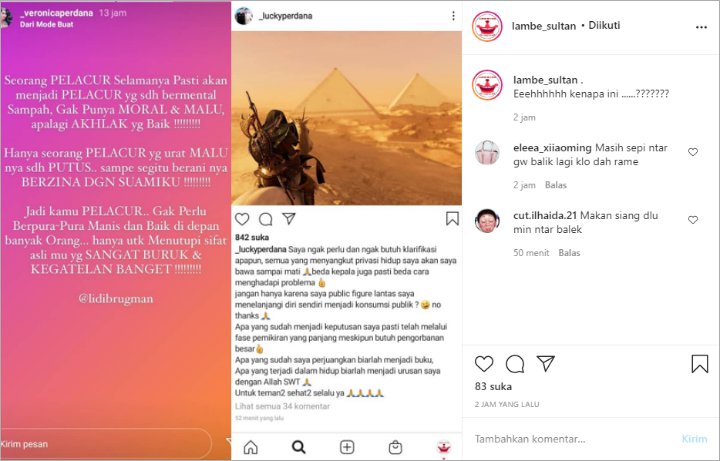 Begini Reaksi Lucky Perdana Saat Disebut Berselingkuh ...