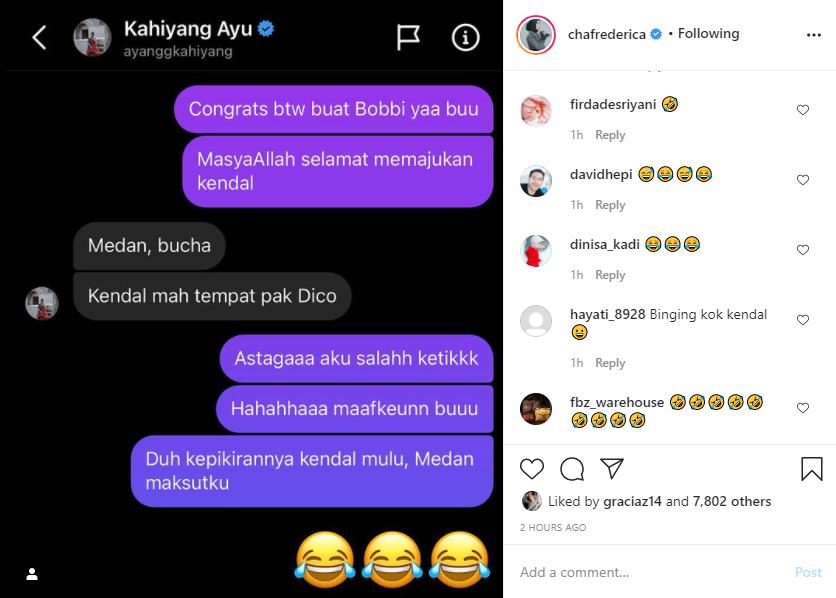 Bikin Ngakak, Chacha Frederica Salah Sebut Daerah Saat Ucapkan Selamat ke Kahiyang Ayu dan Bobby
