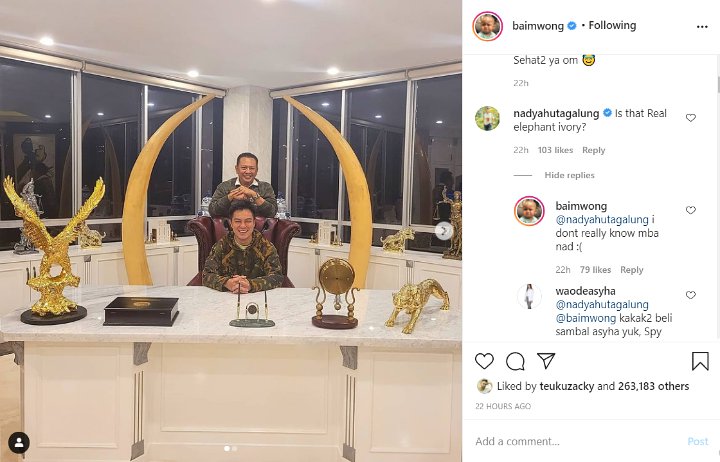Potret Baim Wong Bareng Ketua MPR Dapat Peringatan Tegas dari Nadya Hutagalung, Ada Apa?