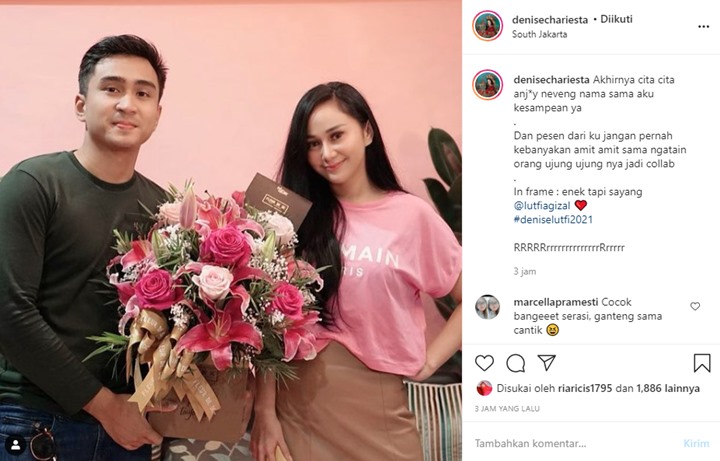 \'Akur\' Bareng Lutfi Agizal, Denise Chariesta: Enek Tapi Sayang