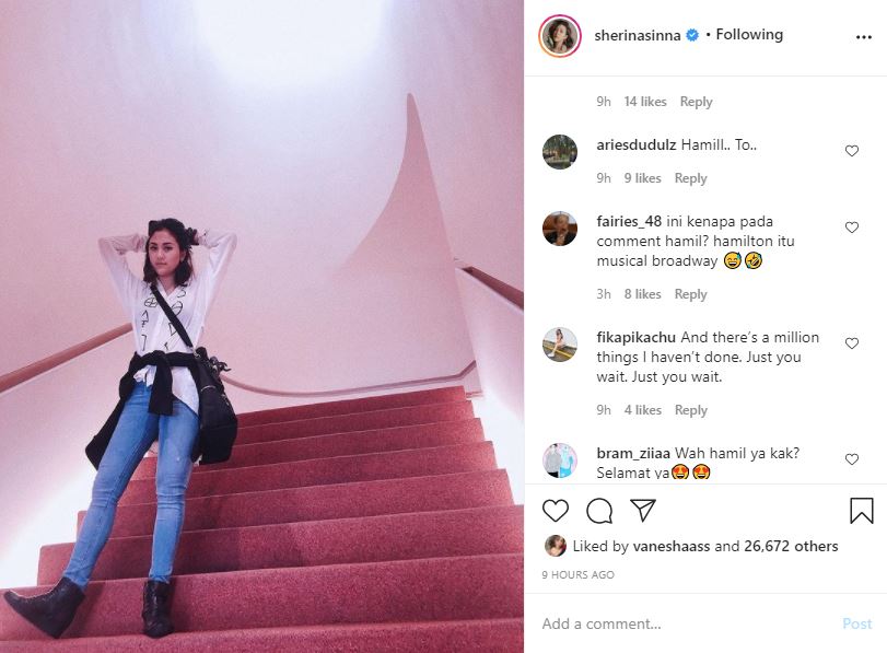 Sherina Munaf Ramai Dikira Hamil Hingga Diberi Selamat Gara-gara Unggah Postingan Soal Ini
