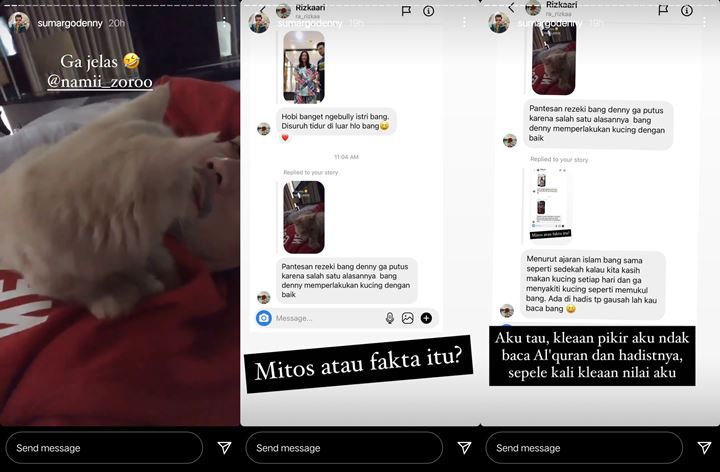 Denny Sumargo Dipuji Karena Perlakukan Baik Kucing, Fakta Pelajari Al Quran dan Hadis Terungkap