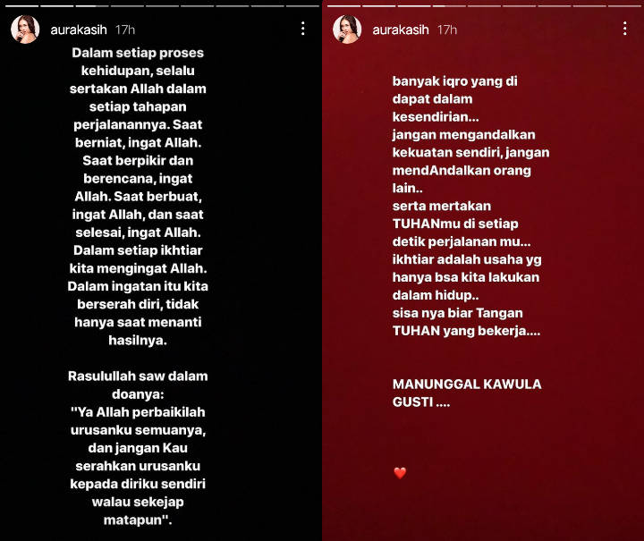 Aura Kasih Ingat Tuhan Usai Resmi Gugat Cerai Suami, Cuma Bisa Pasrah