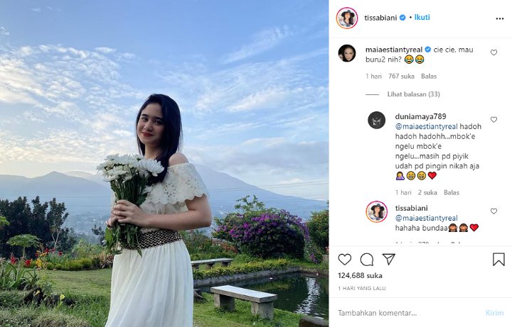 Tissa Biani Tulis Pesan Untuk Calon Anaknya, Komentar Maia Estianty Jadi Sorotan