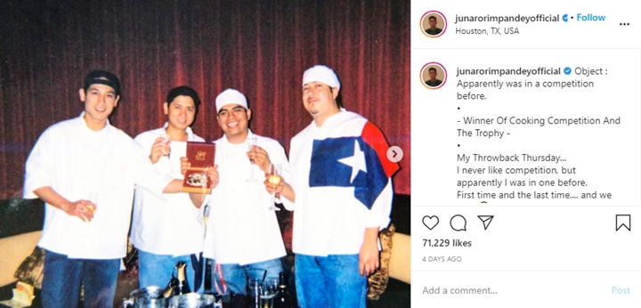 Potret Tampan Chef Juna Saat Muda Bikin Salah Fokus, Jauh Dari Kata Gahar