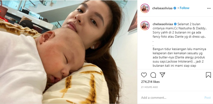 Chelsea Olivia Tak Sengaja Bikin Alergi Baby Dante Kambuh, Langsung Minta Maaf