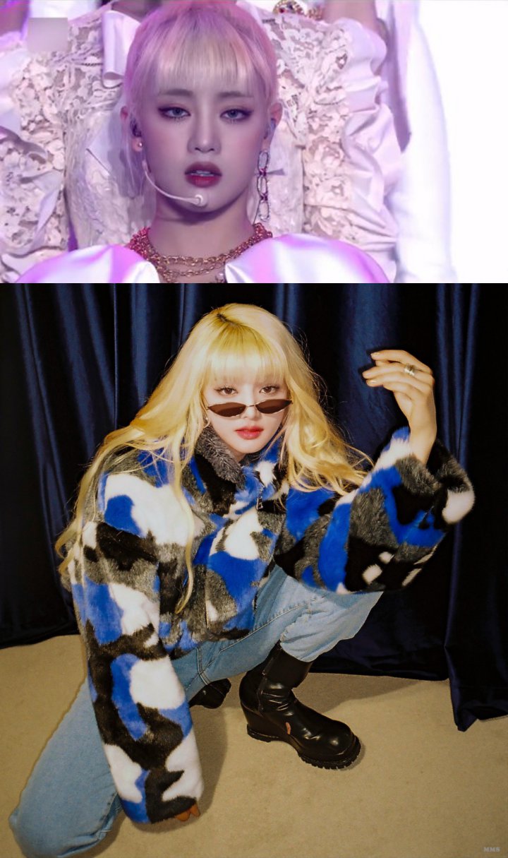 Minnie (G)I-DLE Disebut Mirip V BTS Saat Tampil dengan Gaya Ini, Setuju?