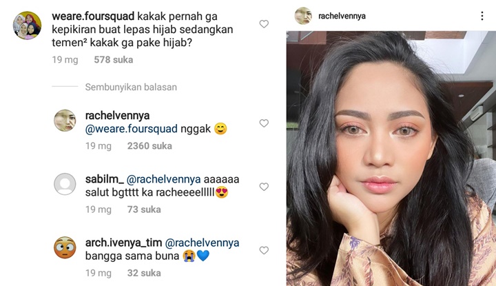 Pernyataan Rachel Vennya Gak Kepikiran Lepas Hijab Kembali Diungkit