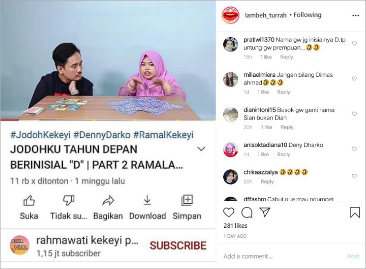 Inisial Jodoh Saya Rindu Sekolah