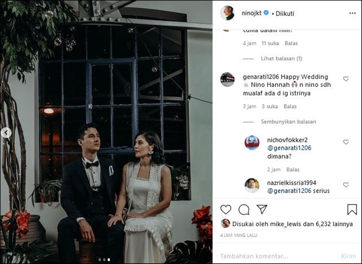 Hannah Dan Nino Menikah