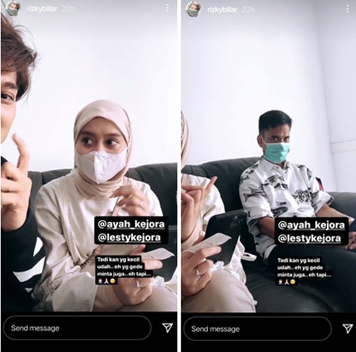 Rizky Billar Nekat Minta Dicium Lesty Kejora, Reaksi Calon Mertua Disorot