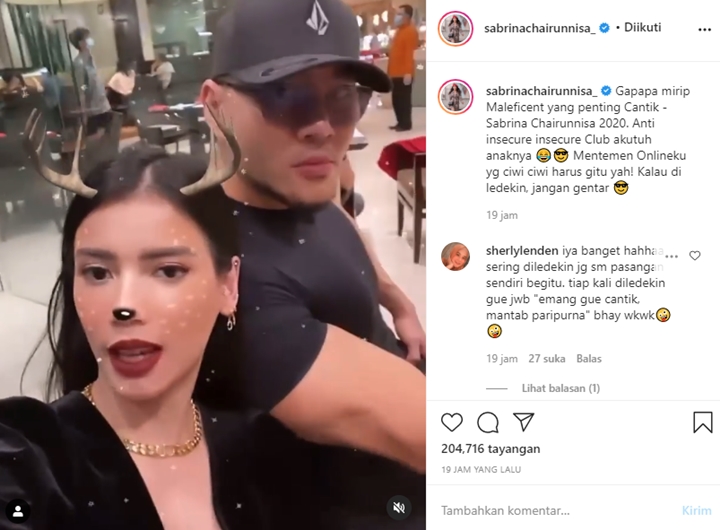 Anti Insecure, Sabrina Chairunnisa \'Tahan Banting\' Diledek Deddy Corbuzier Begini