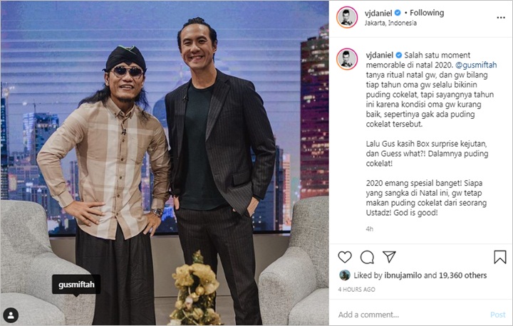 Daniel Mananta dan Gus Miftah