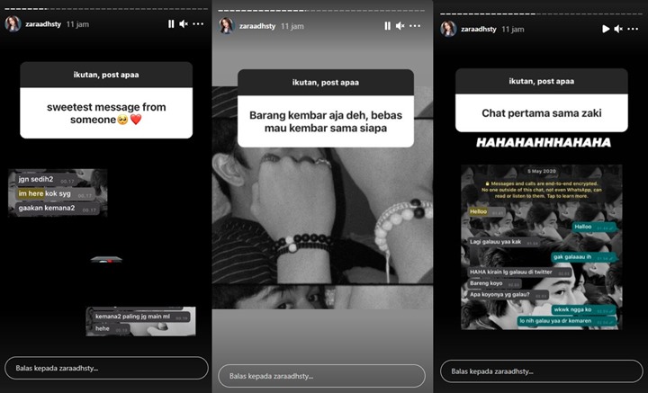 Adhisty Zara Bagikan Foto KTP hingga Chat Pertama dengan Sang Kekasih
