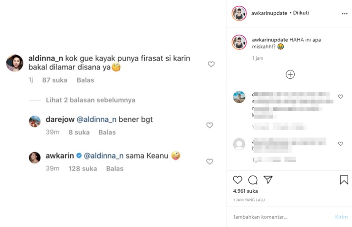 Teman Dekat \'Benarkan\' Rumor Lamaran, Awkarin Malah Seret Nama Keanu