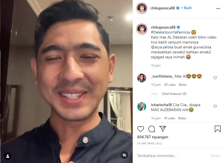 Chika Jessica Pamer Sang Ibunda Dapat Salam Manis Ini Dari Arya Saloka