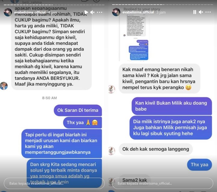 Eva Belisima Singgung Istri dan Anak-anak Kiwil Saat Ditanya Alasan Tak Lagi Pamer Kemesraan