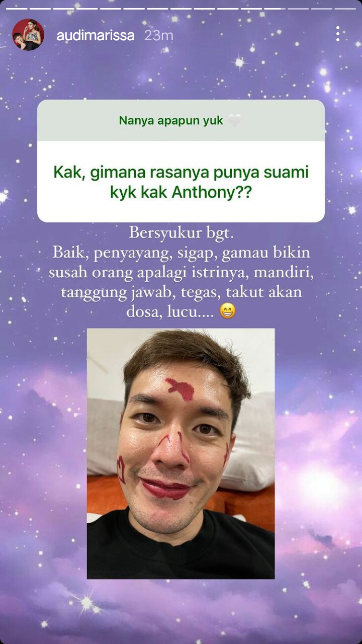 Ini Sikap Anthony Xie yang Bikin Audi Marissa Jatuh Cinta: Orangnya Takut Dosa