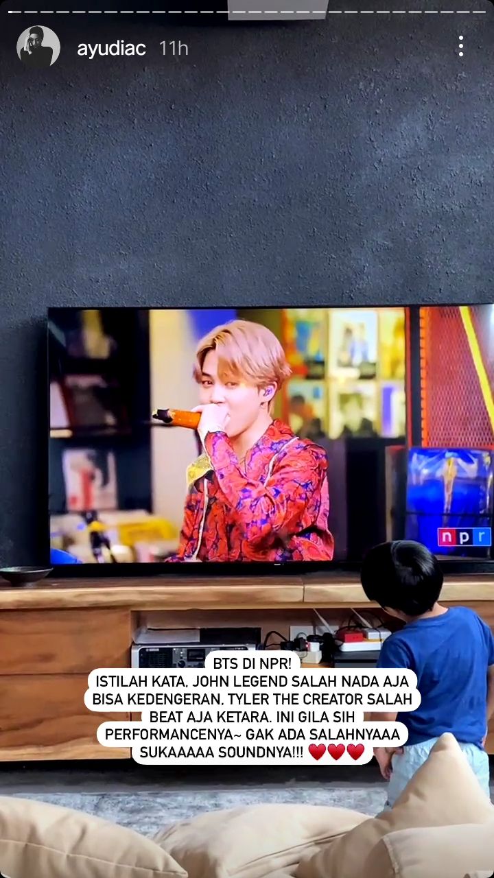 Ayudia Bing Slamet Terpesona Lihat Penampilan BTS di \'NPR\': Ini Gila Sih