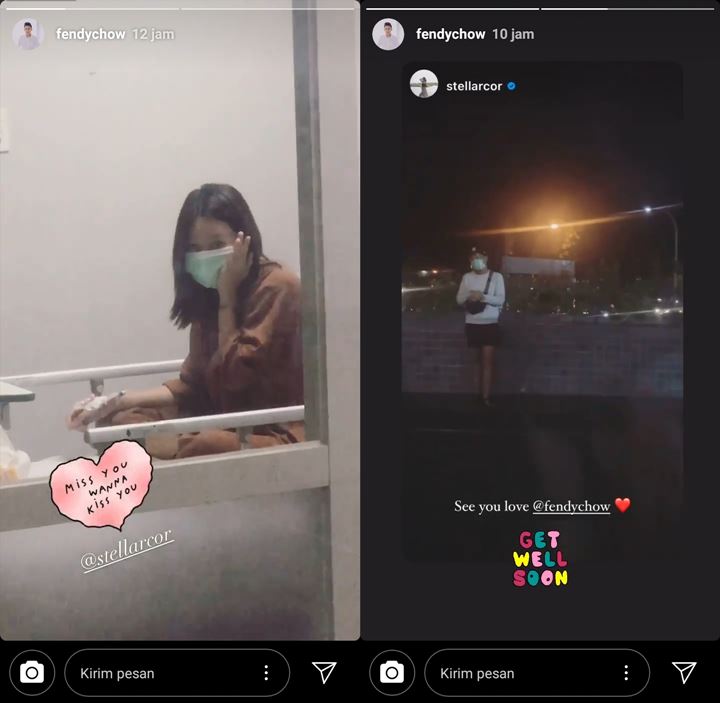 Stella Cornelia Umumkan Positif Covid-19, Fendy Chow Bagikan Momen Perpisahan Dengan Sang Istri