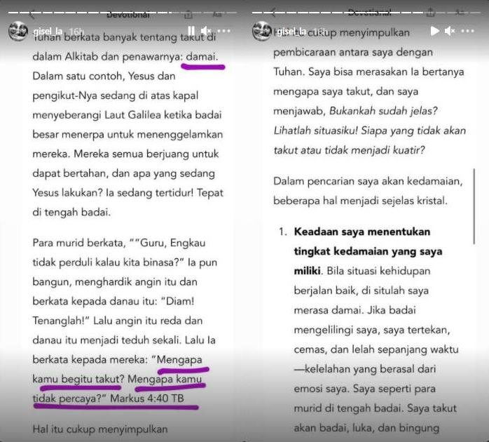Resmi Jadi Tersangka, Gisella Anastasia Ungkap Perasaan Soal Takut Hingga Kedamaian