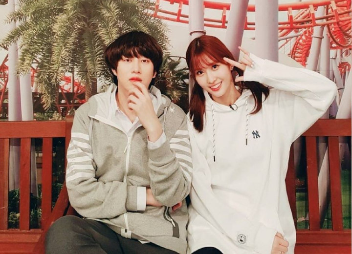 Januari: Kim Heechul dan Momo TWICE Pacaran