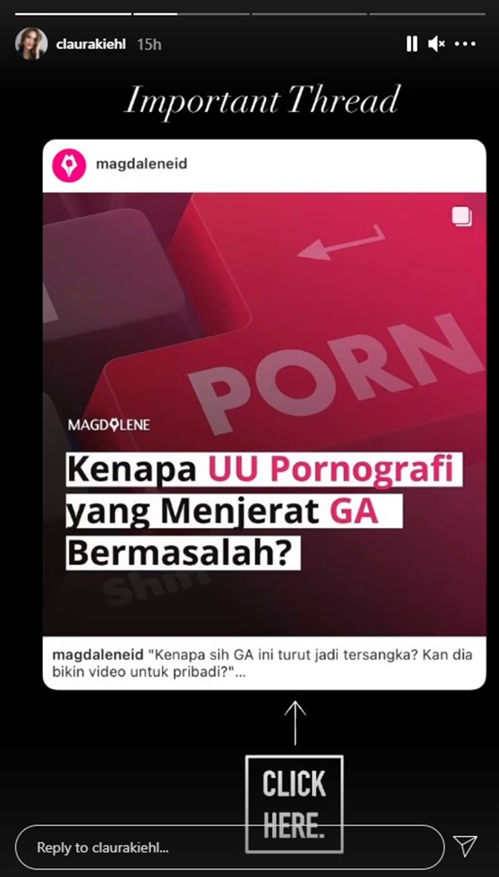 Cinta Laura Soroti UU Pornografi Di Kasus Video Syur Gisel Bermasalah, Ini Alasannya