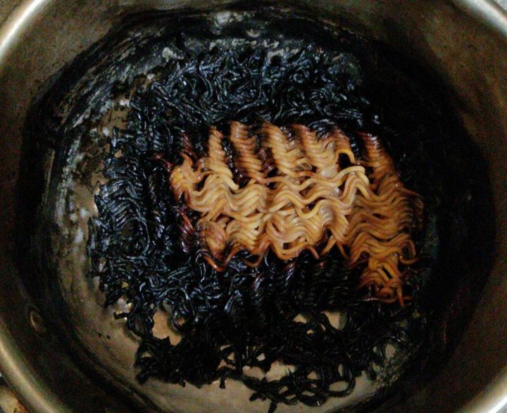 Makanan yang Terlanjur Gosong