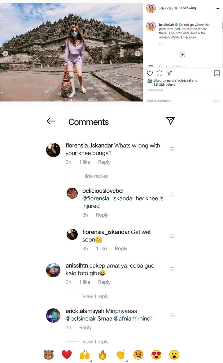 Liburan ke Borobudur, Gaya BCL Pakai Hotpants Dipuji Bak Model Sampai Kaki Jadi Sorotan