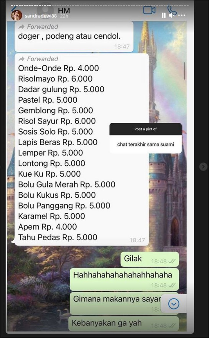 Daftar Camilan