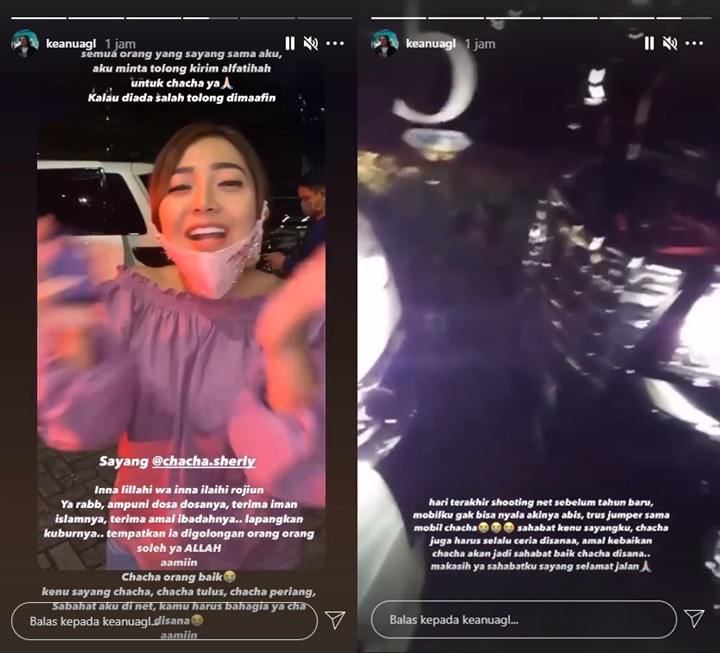 Chacha Sherly Meninggal Selebgram Keanu Bagikan Dm Terakhir Bak Firasat