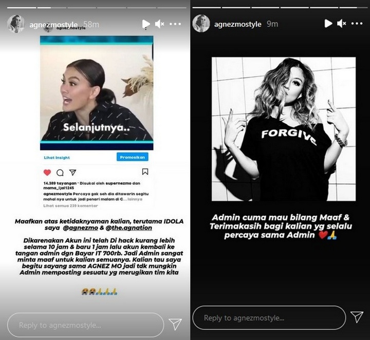 Agnes Monica Murka Disebut Jadi Penari Malam
