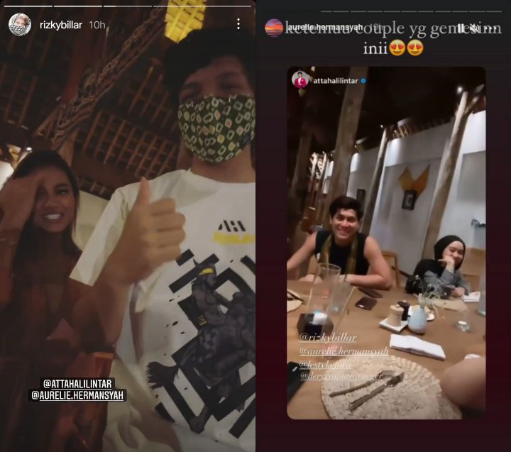 Liburan ke Sumba, Atta-Aurel Tak Sengaja Pergoki Rizky Billar dan Lesty Dinner Romantis
