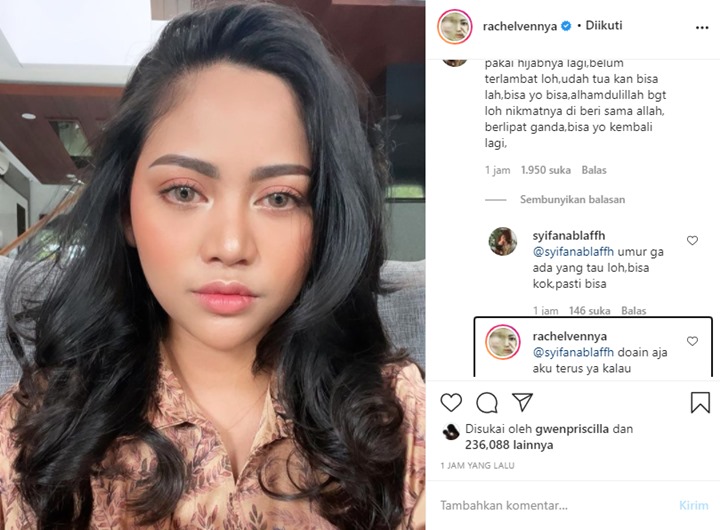 Usai Tak Lagi Tampil dengan Hijab, Rachel Vennya Ternyata Punya Hobi Baru ini